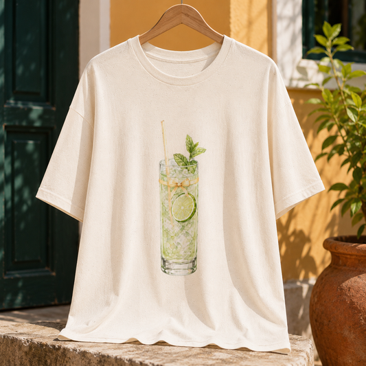 Camiseta Mojito — Cóctel Tropical con Lima y Menta