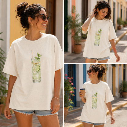 Camiseta Mojito — Cóctel Tropical con Lima y Menta