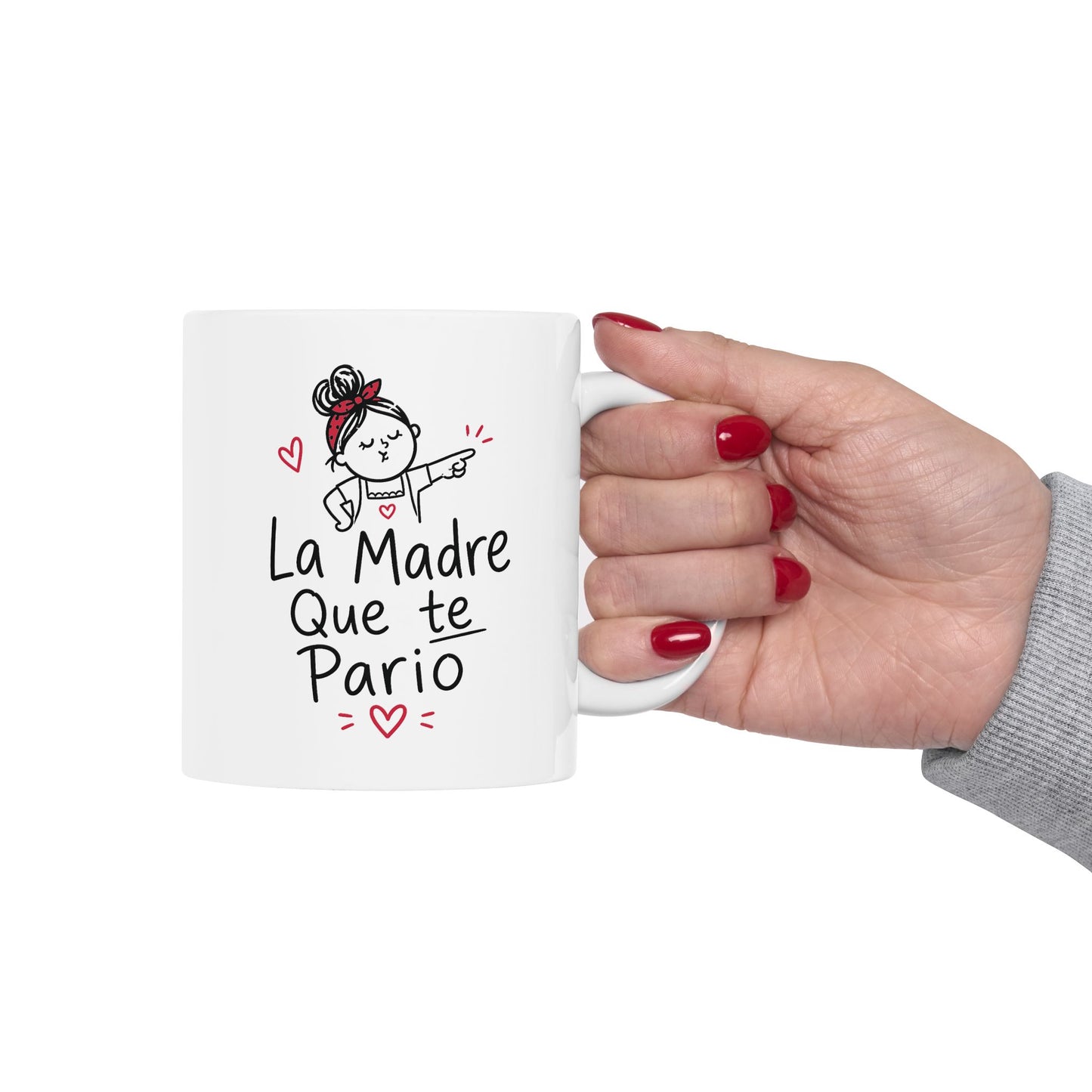 Taza La Madre que te Parió 11oz — Humor Boricua