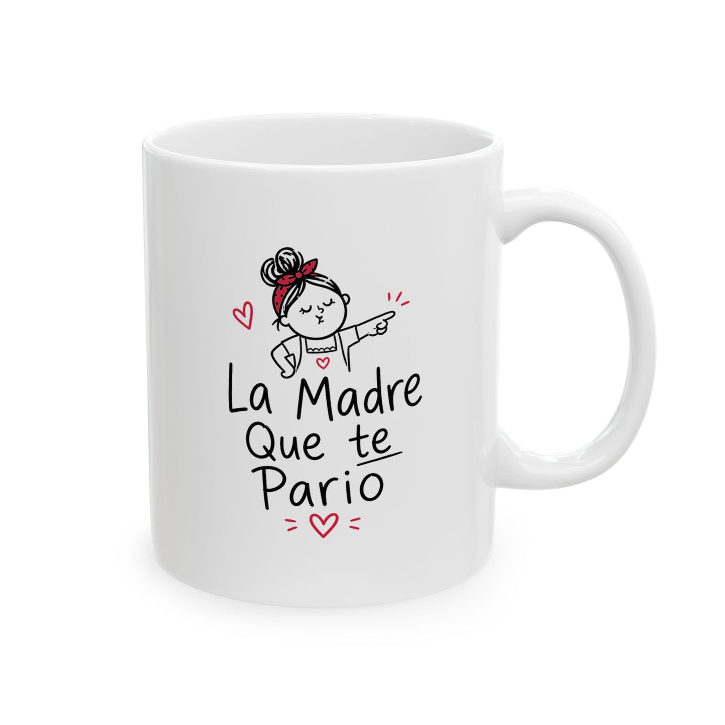Taza La Madre que te Parió 11oz — Humor Boricua