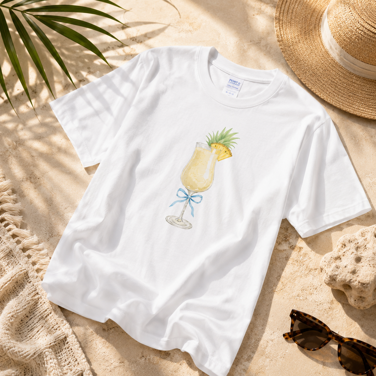 Camiseta Piña Colada — Ilustración Tropical