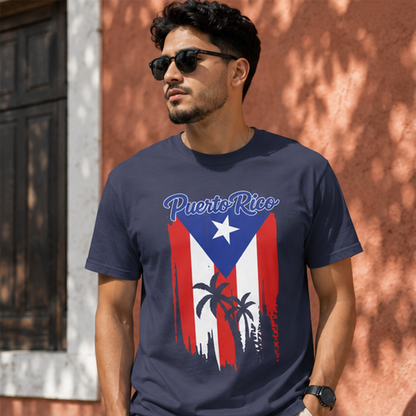 Camiseta Puerto Rico Island Pride — Bandera y Palma