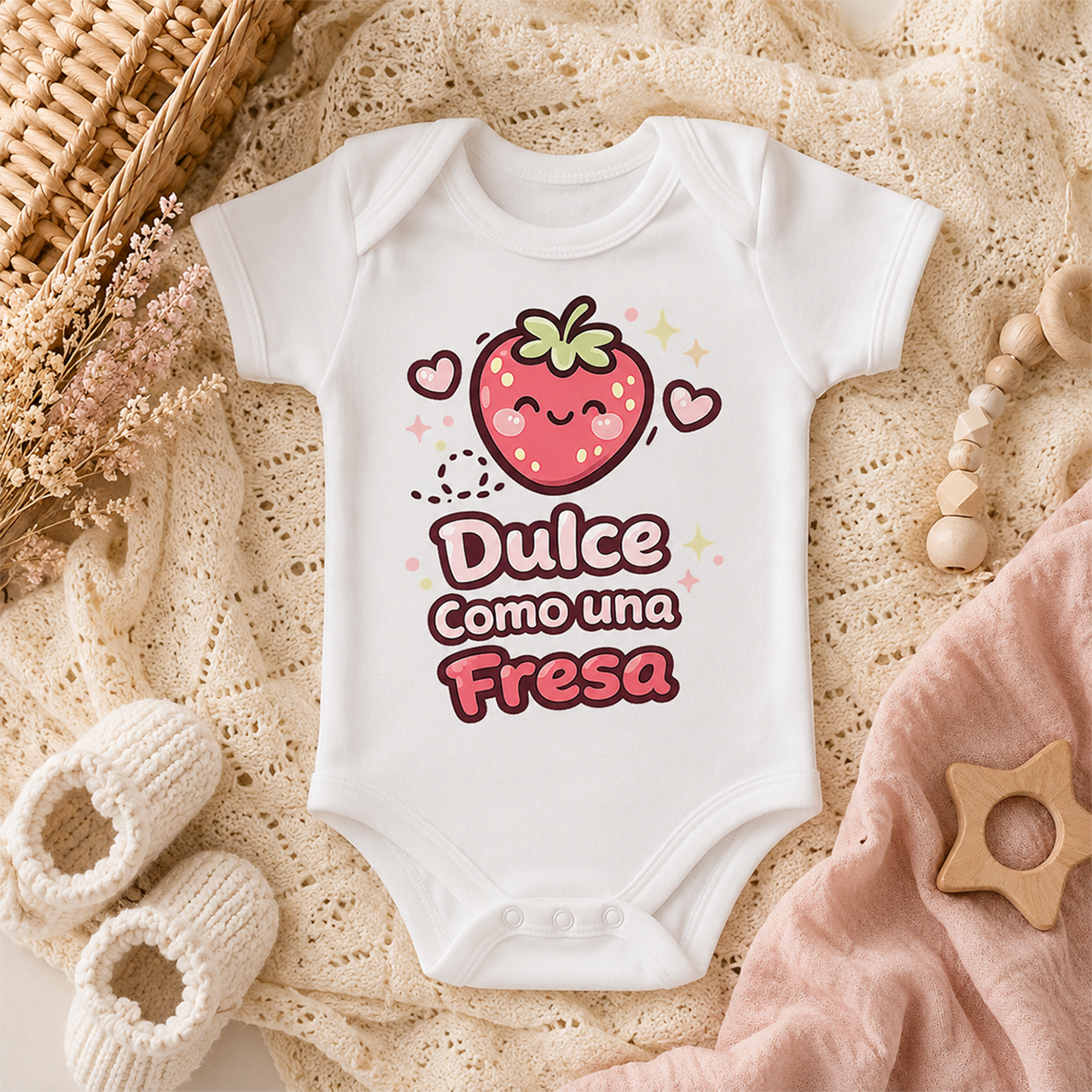 Body de Bebé Dulce Como Una Fresa — Fresita